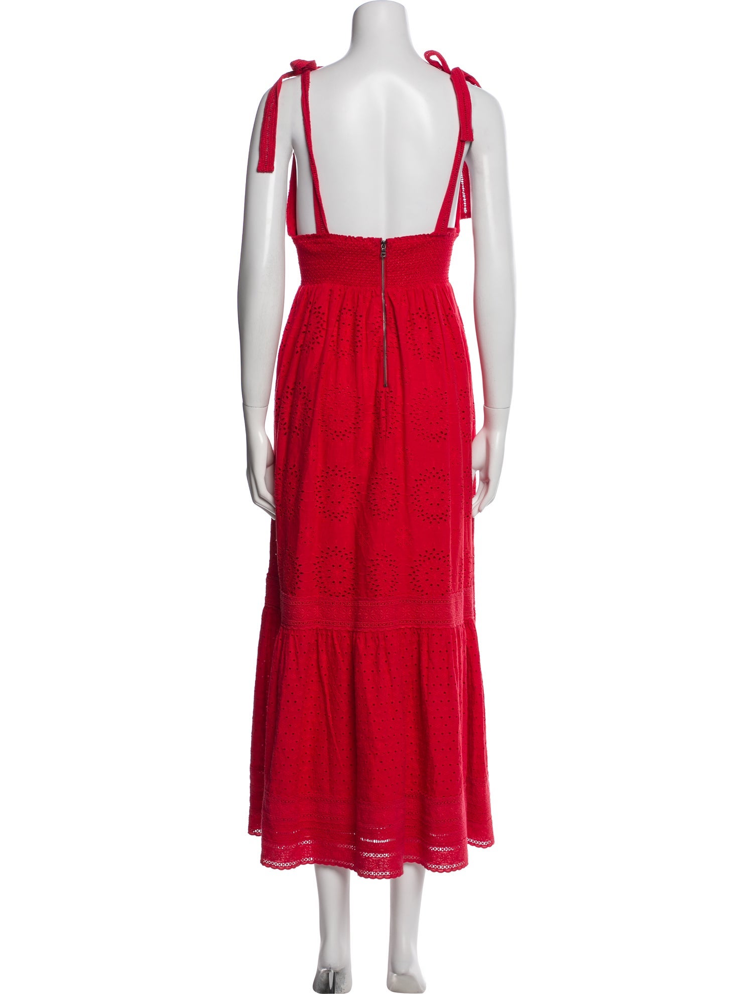 Alice + Olivia V-Neck Midi Length Dress